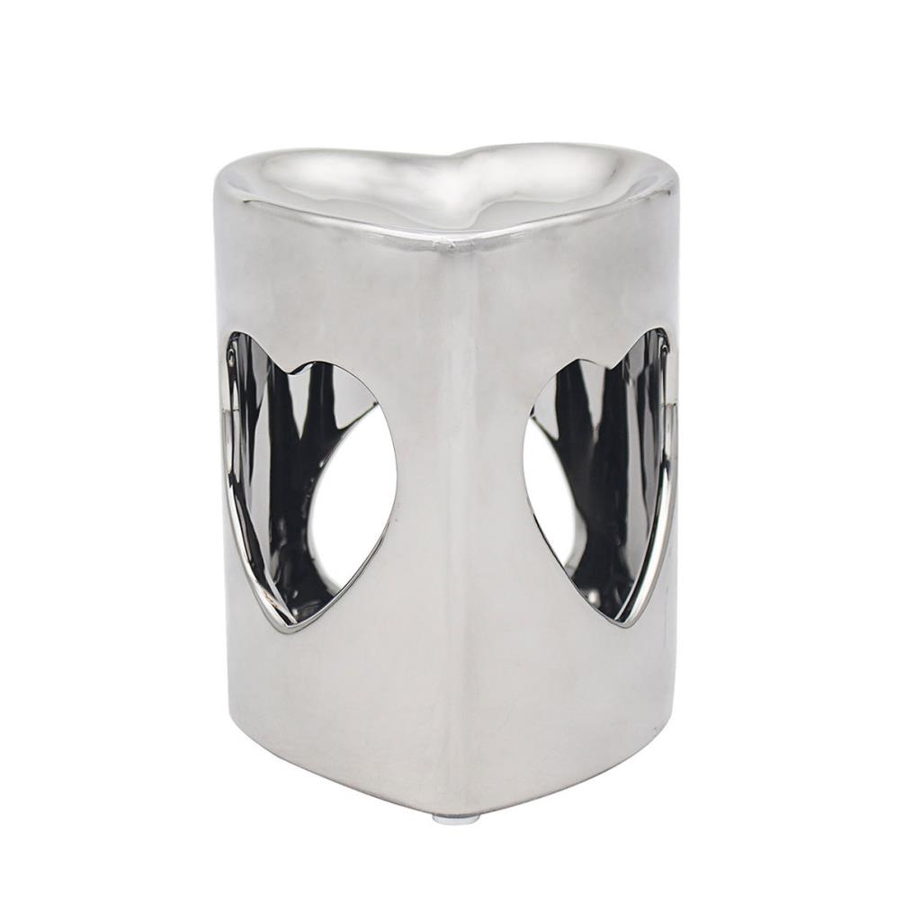 Desire Silver Heart Wax Melt Warmer £4.19